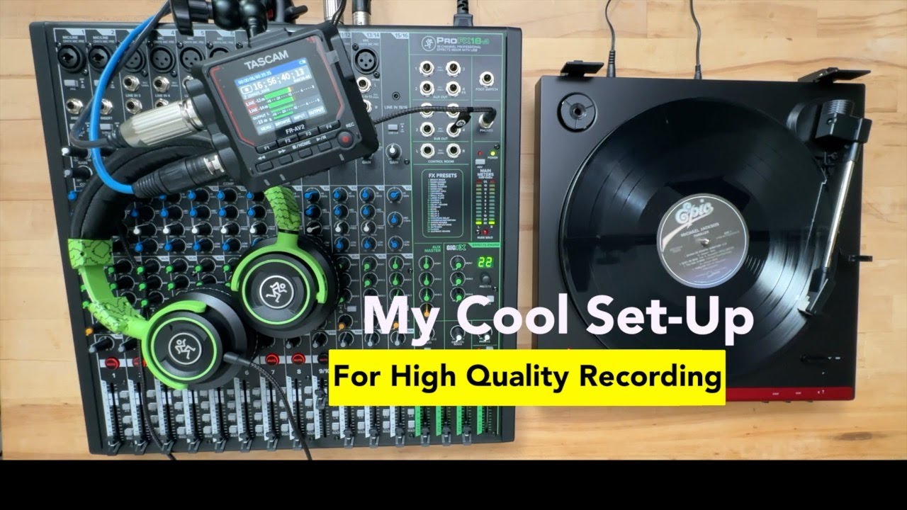 My Cool Set up For High Quality Recording