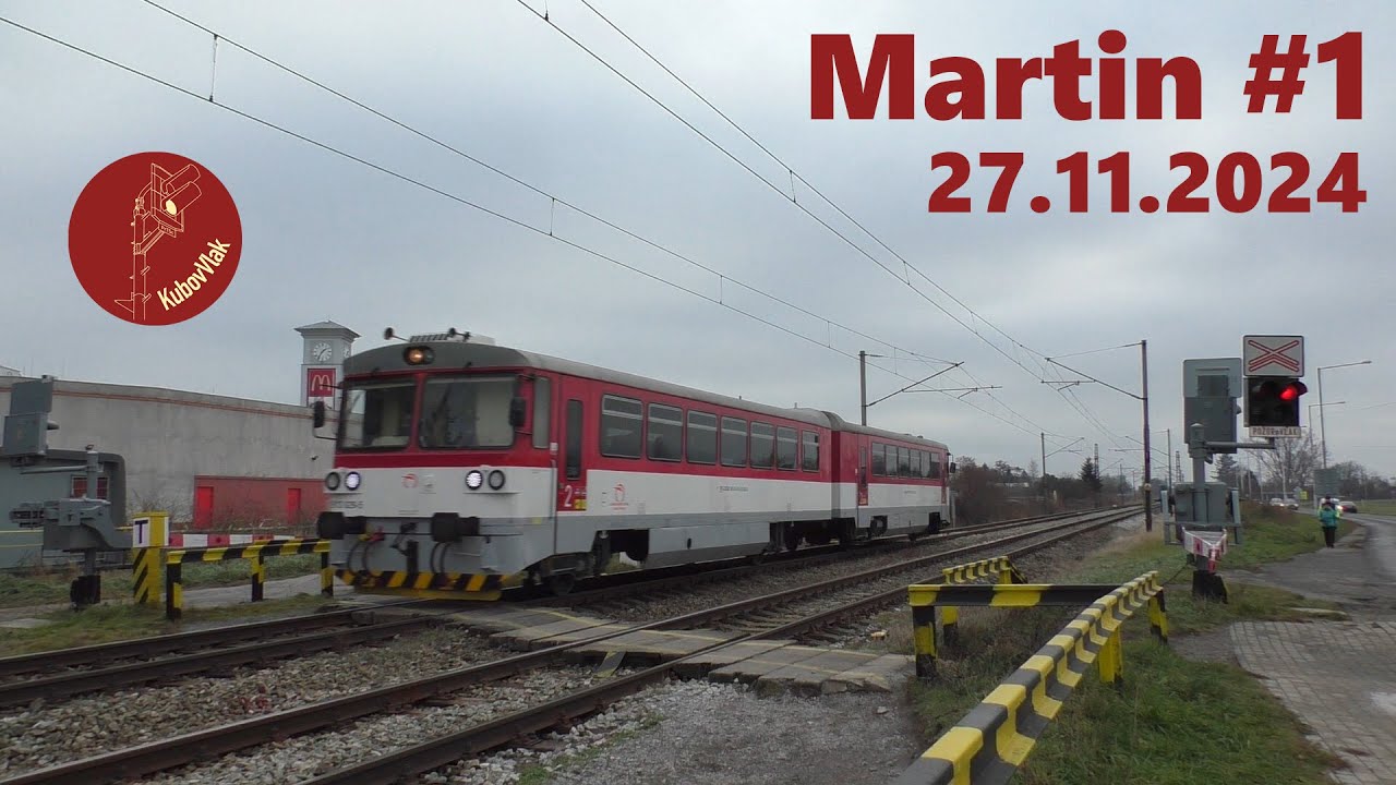 Železničné priecestie Martin #1 [27.11.2024]