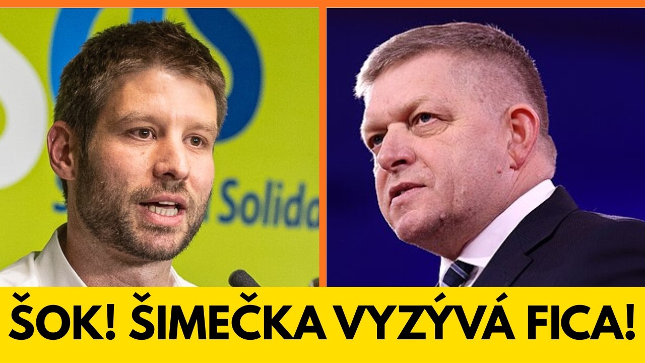 Šimečka vyzývá Fica. Vláda hovoří o eskalaci!