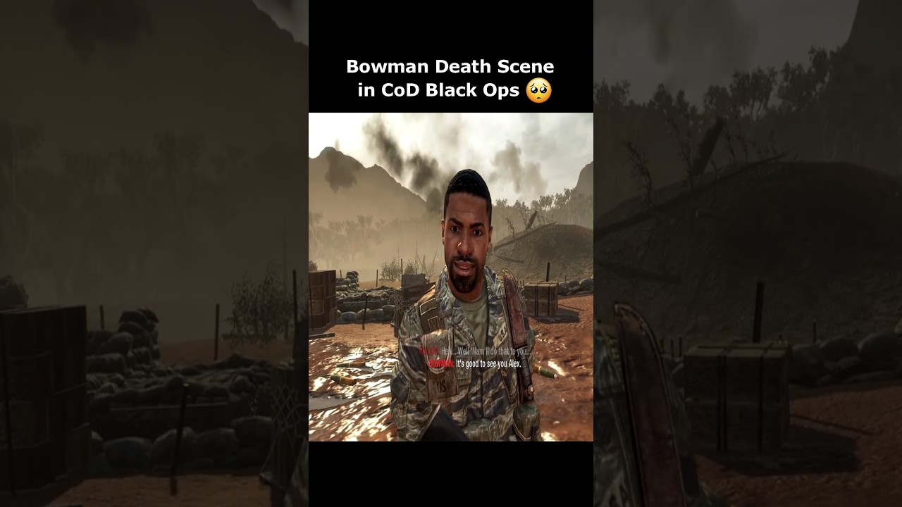 The Most Heartbreaking moment in CoD Black Ops! 😢😭
