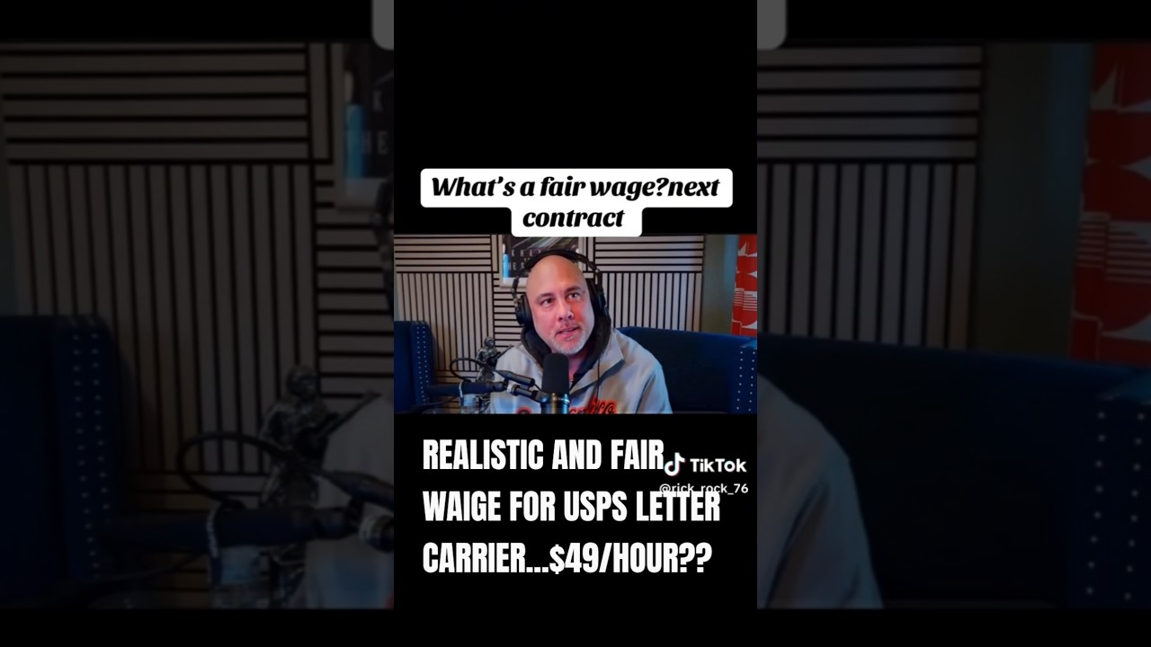 🤔  With new contract negotiations. What would be a fair hourly wage for lettercarriers?  #usps #nalc