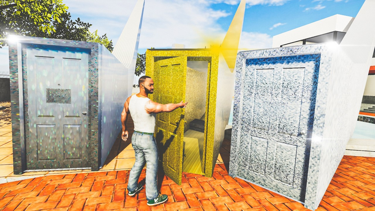 What's Inside This 3 LONGEST SILVER GOLD DIAMOND DOOR - INDIAN BIKES DRIVING 3D