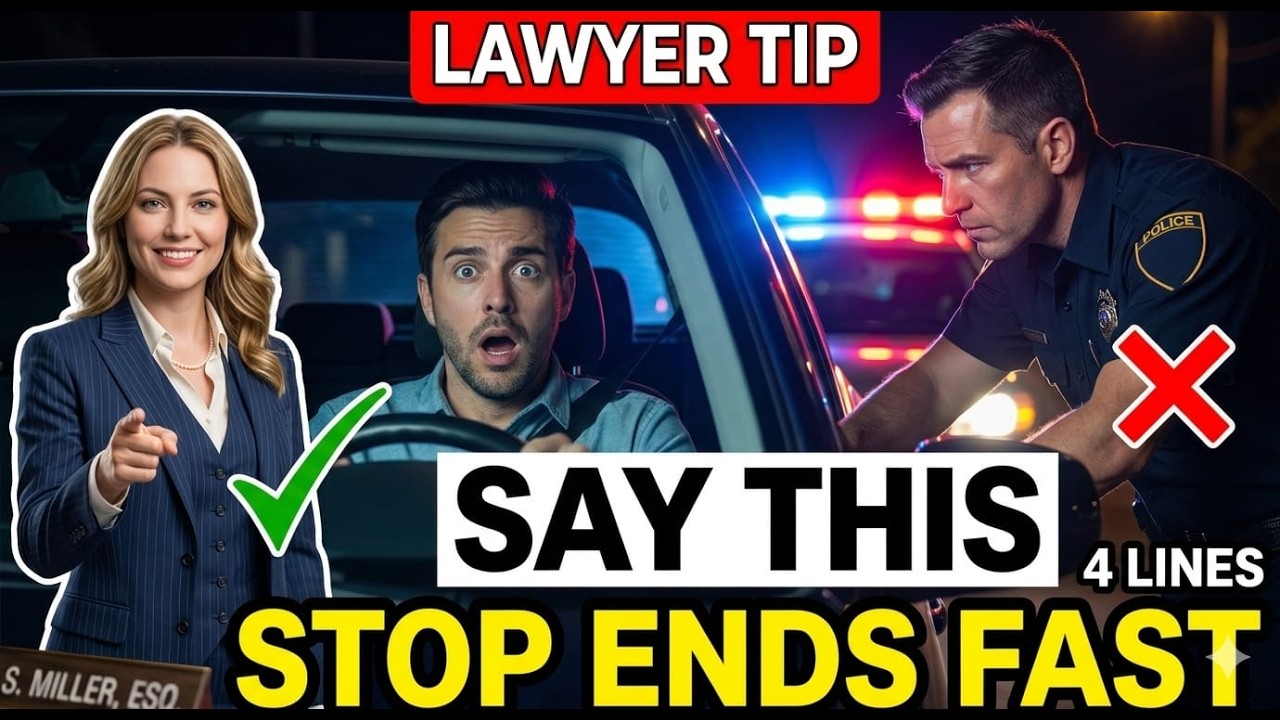 LAWYER: Say These 4 Lines&hellip; and Police End the Stop in 2 Minutes 😳 Trafic Stop Law Usa Supreemcourt