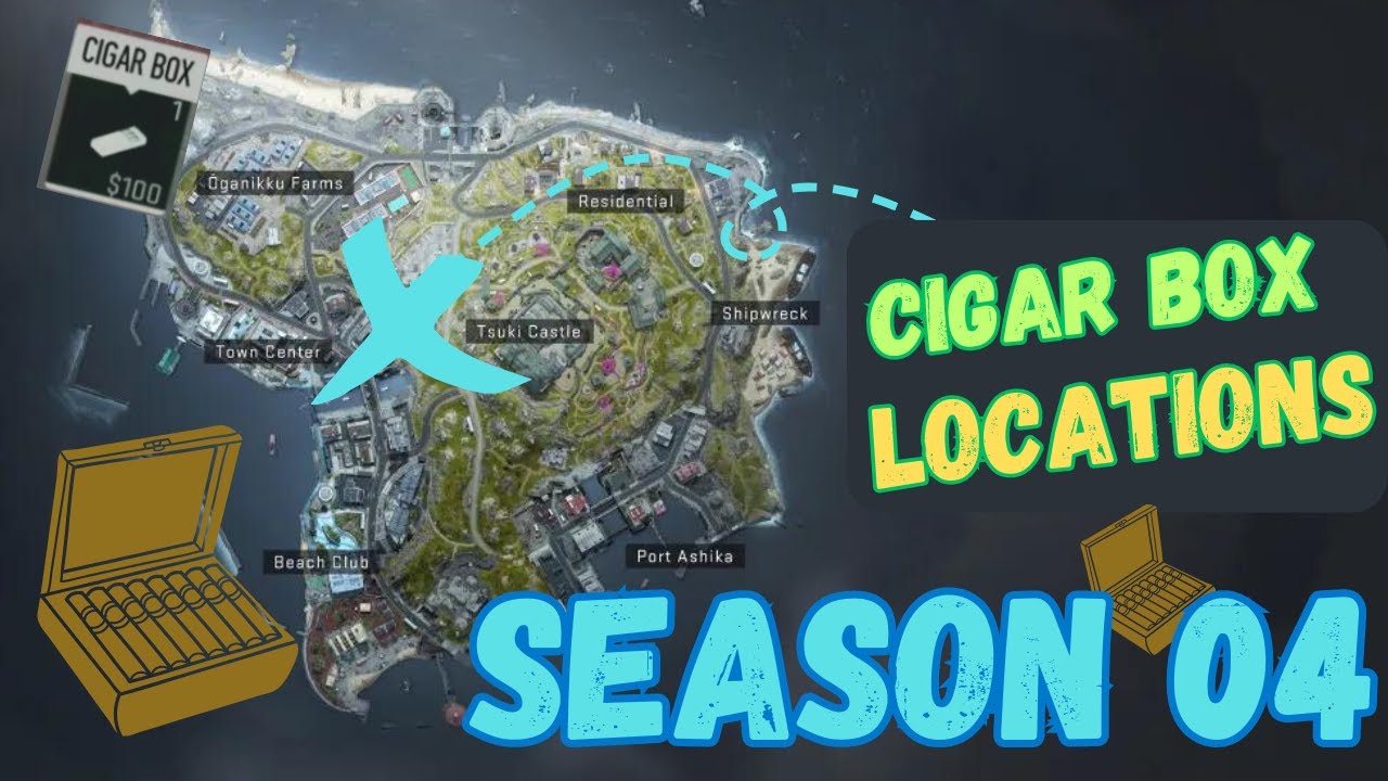 POSSIBLE CIGAR BOX LOCATIONS | ASHIKA ISLAND