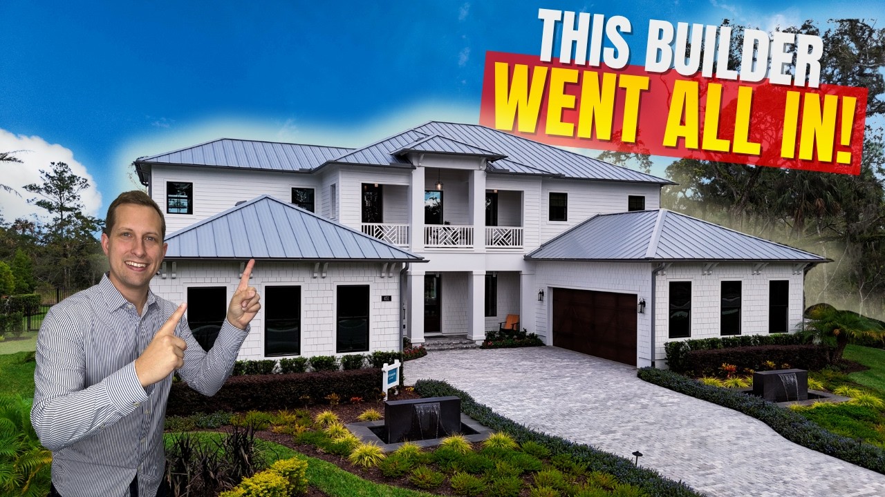 Jacksonville, FL New Home Reveal - Inside this One of a Kind Home Where the Builder Went ALL IN!