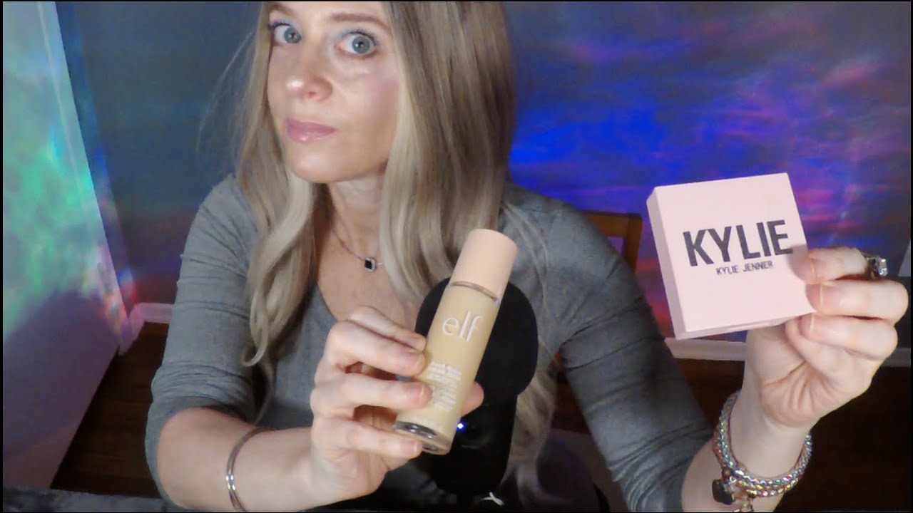 Gum Chewing GRWM Makeup Routine ASMR | Whispered