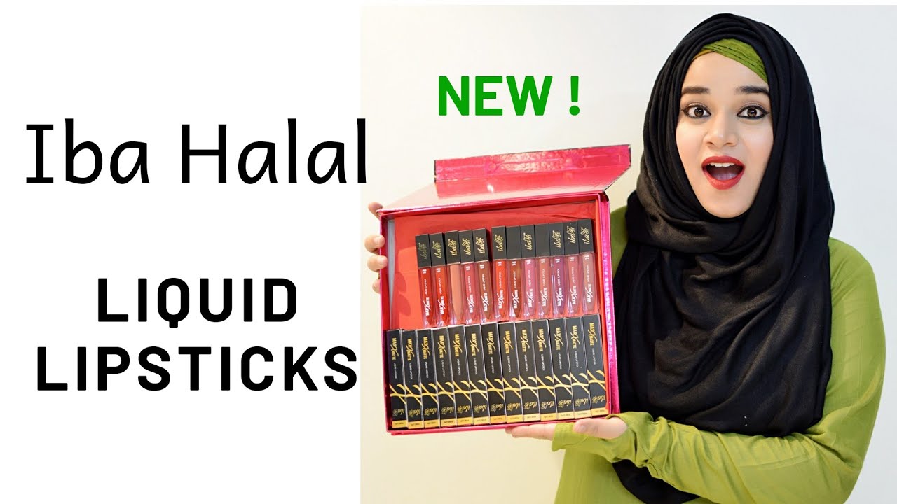 Iba Halal Max Matte Liquid Lipsticks- Swatches & Review | Ramsha Sultan