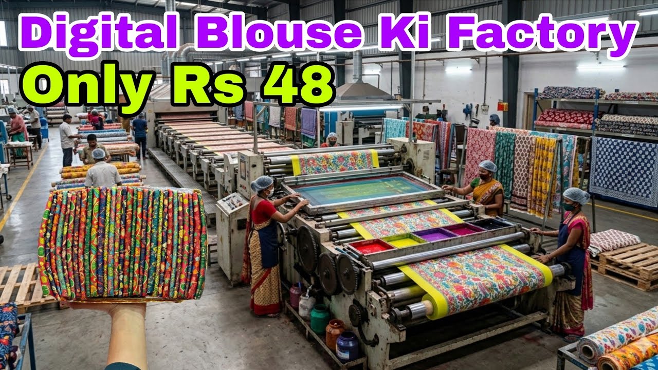 Digital Blouse Ki Factory Digital Blouse Only Rs 48 rupees se Suru 