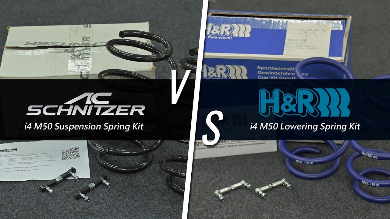 【BMW i4 M50 Low低選項？】AC Schnitzer Suspension Spring Kit or H&R Lowering Spring Kit For my BMW i4 M50?