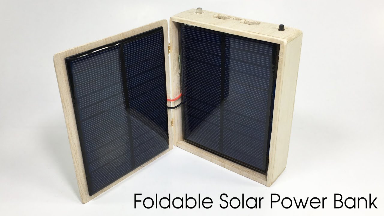 How to make a SOLAR POWER BANK Charger for mobile (Dual USB 5V 1A 2 1A)