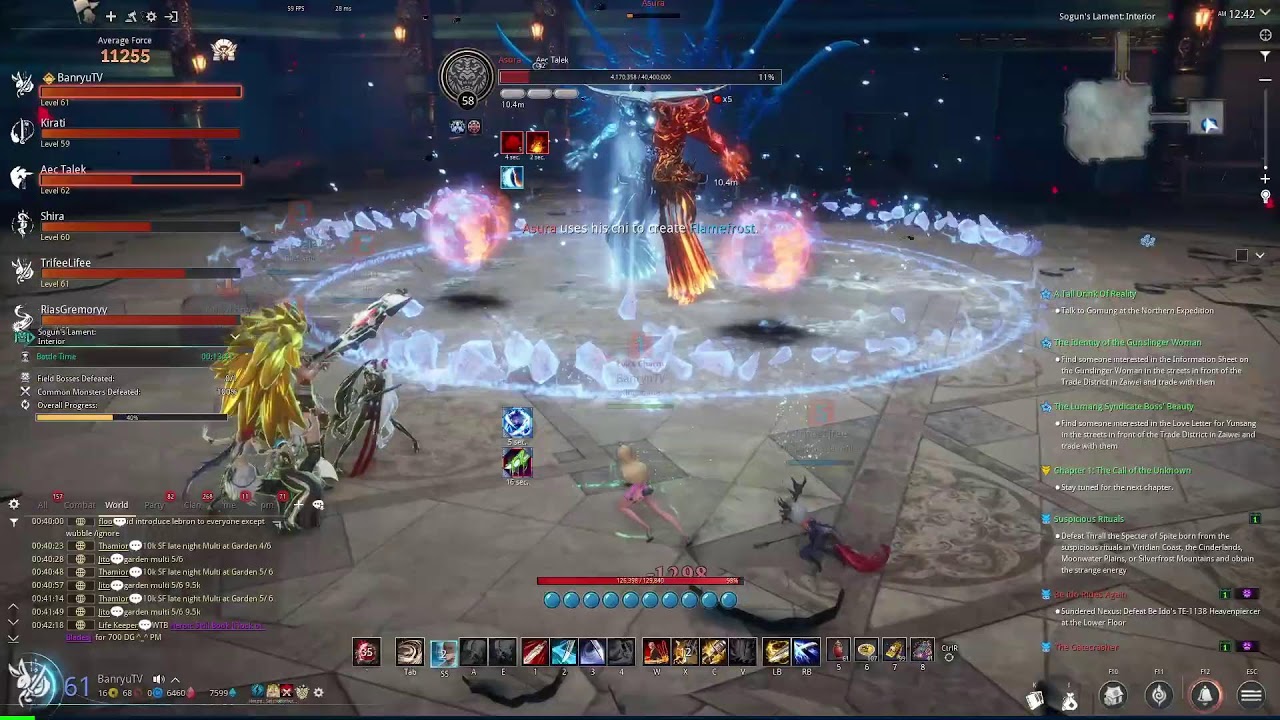 Sogun's Lament Interior Asura Multirun Light BD POV Blade and Soul NEO Silverfrost update EU 1070AP
