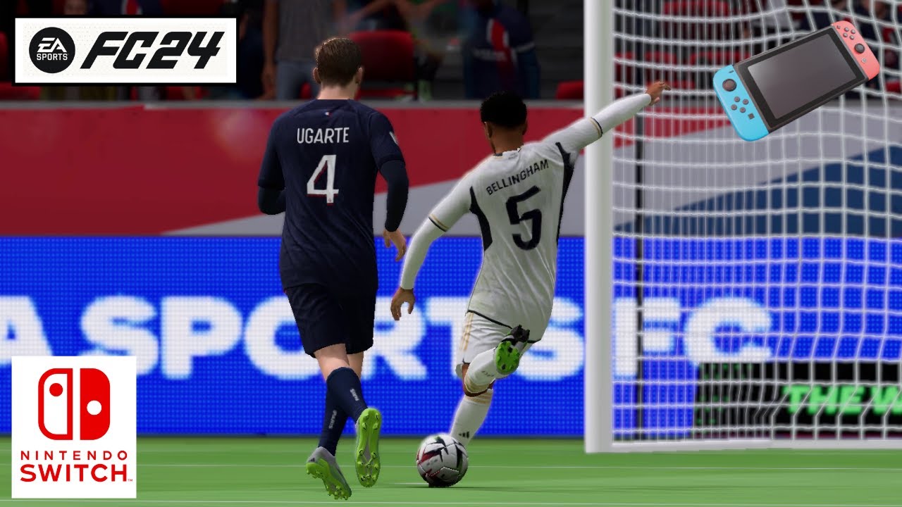 PSG vs Real Madrid - EA FC 24 Nintendo Switch Gameplay (1080p)
