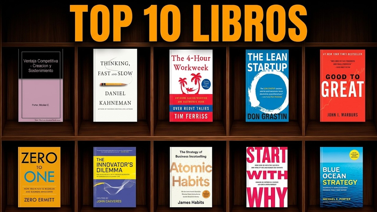 MEJORES libros de Gesti&oacute;n empresarial para Emprendedores.