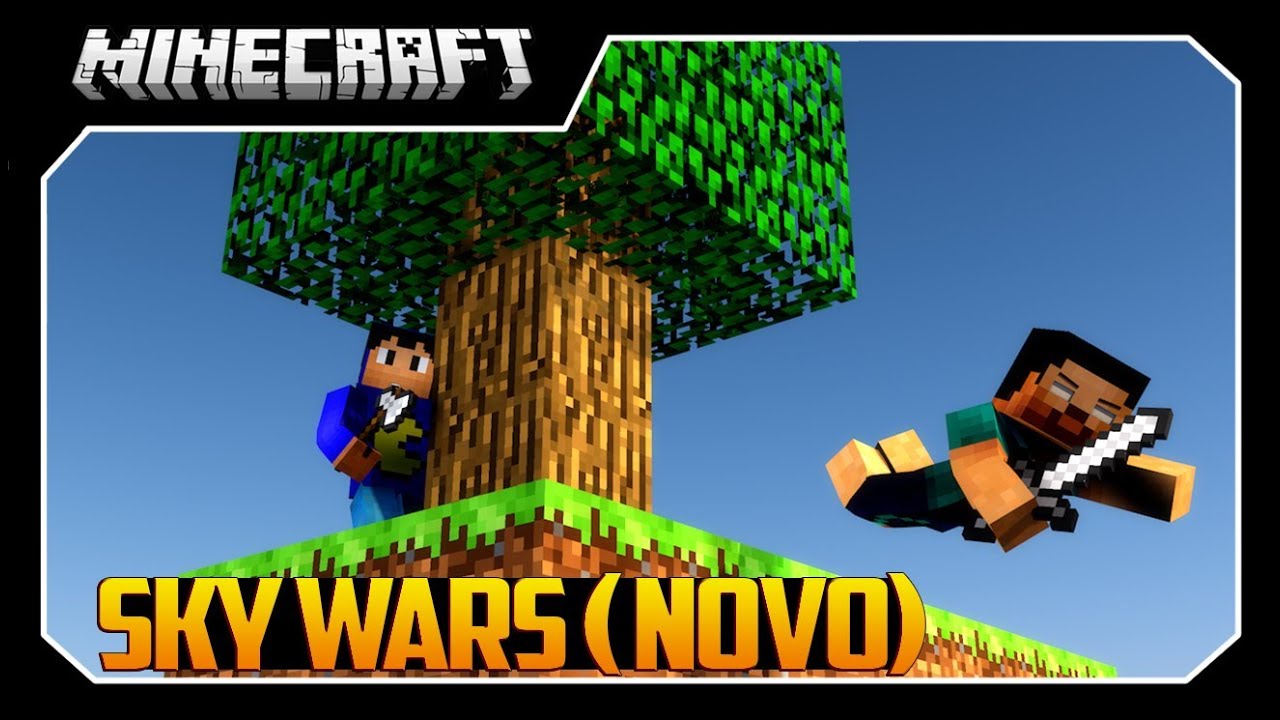 Minecraft: NOVO SKY WARS - ÉPICO!!