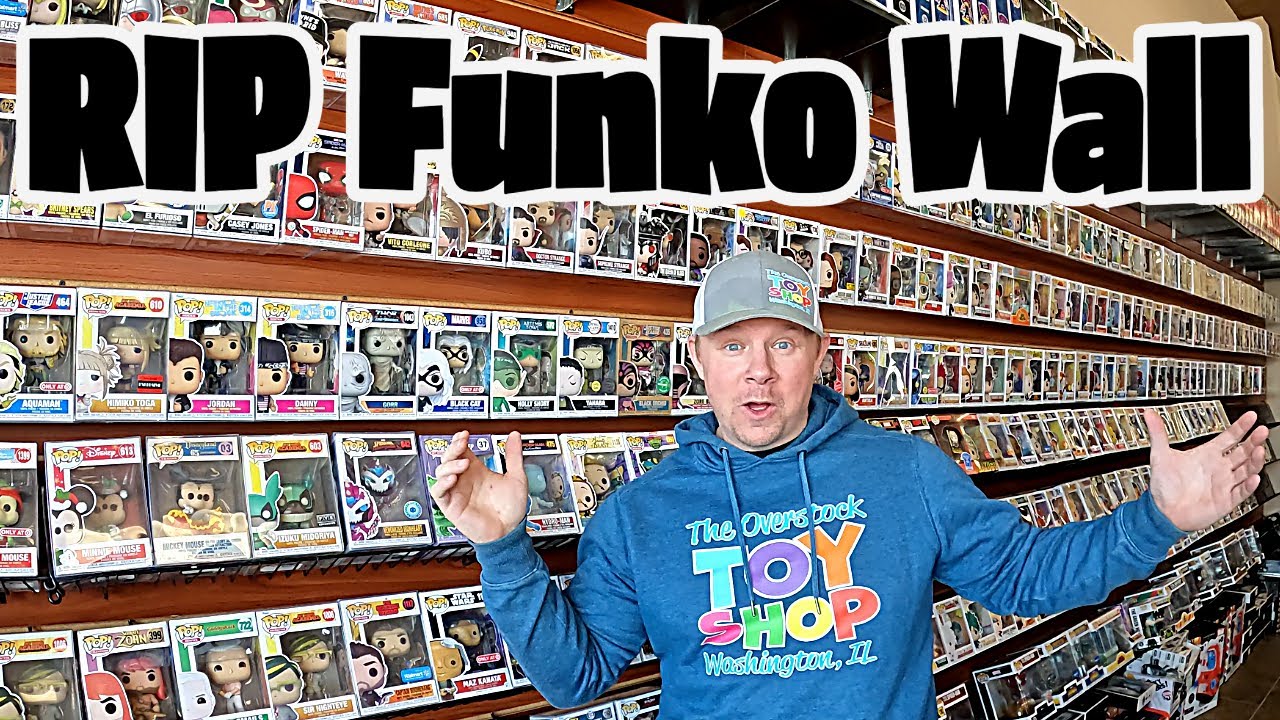 The End of an Era: Saying Goodbye to the Funko Pop Wall | The Toy Shop's Evolution Continues.