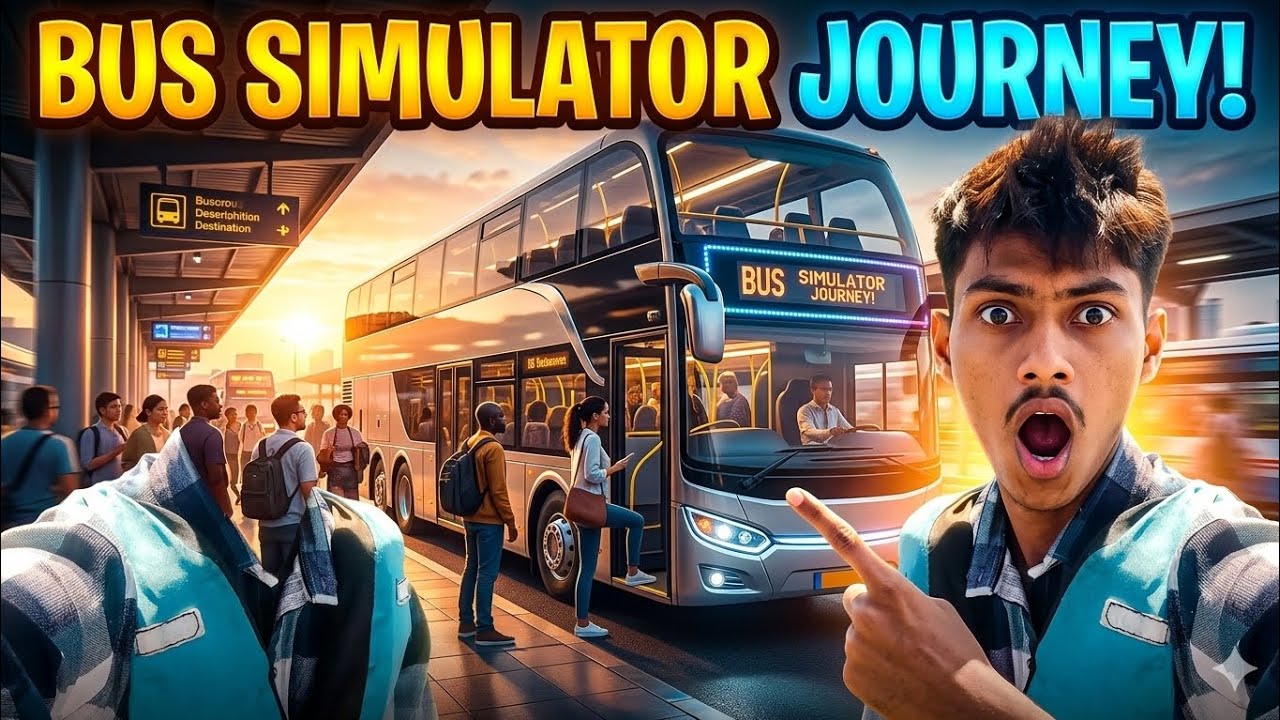 “Real Bus Driving Game 🚌 Bus Simulator Gameplay | Amazing Bus Journey” 👍 #bussimulator #gameplay 