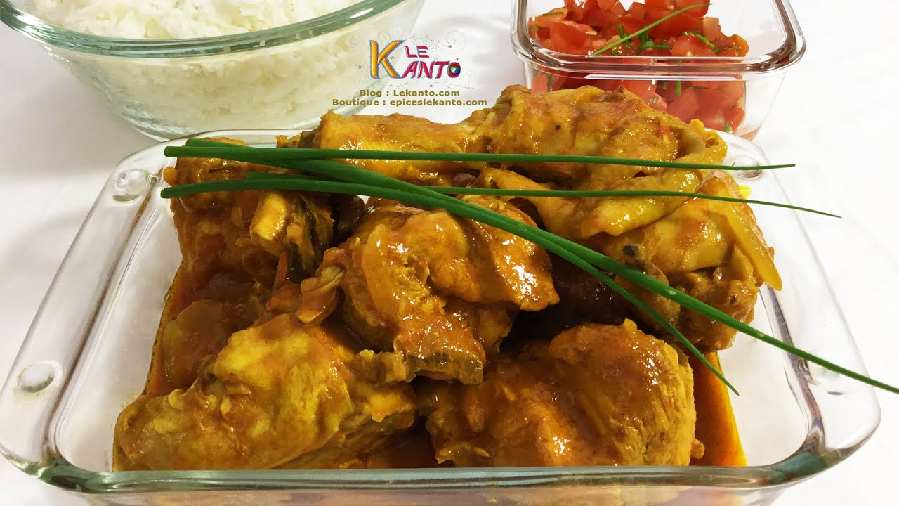 Poulet Au Coco | Recette Classique Malgache