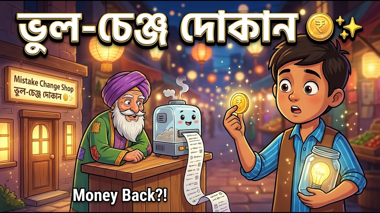 জাদুর ‘ভুল-চেঞ্জ’ দোকান 🪙✨ | The Mistake Change Shop | Rupkothar Golpo | Thakumar Jhuli | CINETOONS