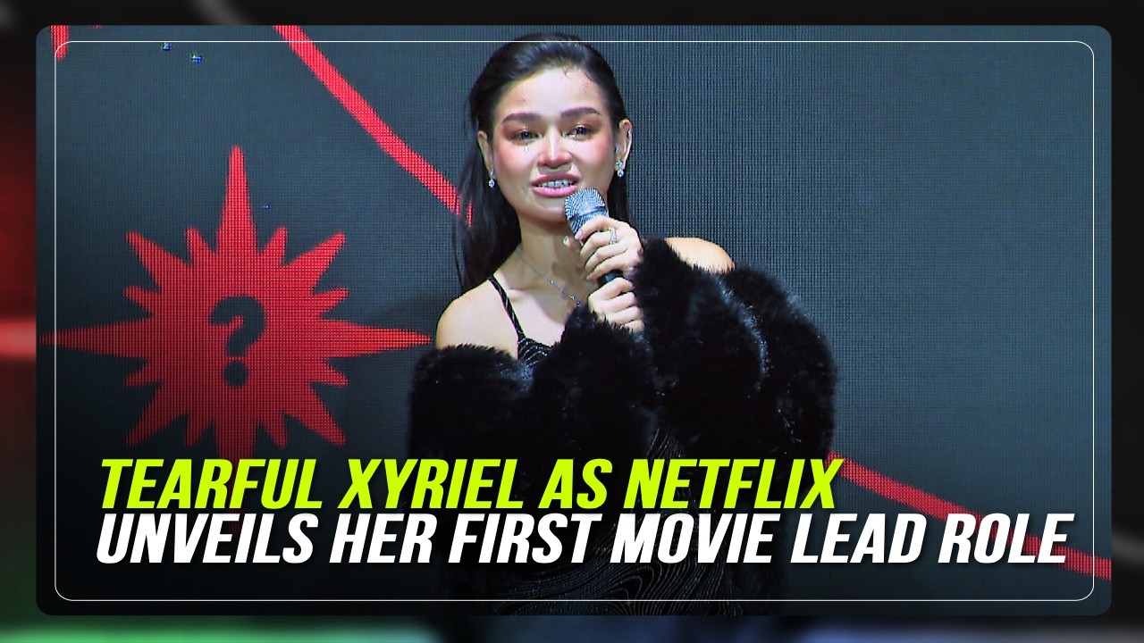 Xyriel turns emotional at reveal of her first movie lead role via Netflix's '18th Rose'