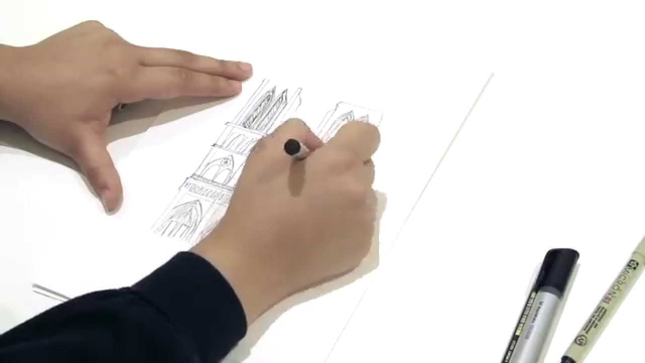 Notre Dame De Paris Sketch