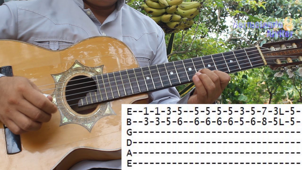 Quererte Jamás - Requinto tutorial y tablaturas - Bertín y Lalo - Pero quererte jamas - Requinto