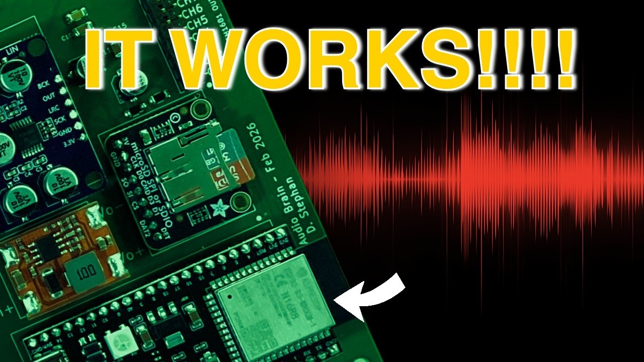 🔉 The S3-1200 Audio Brain PCB Comes to Life