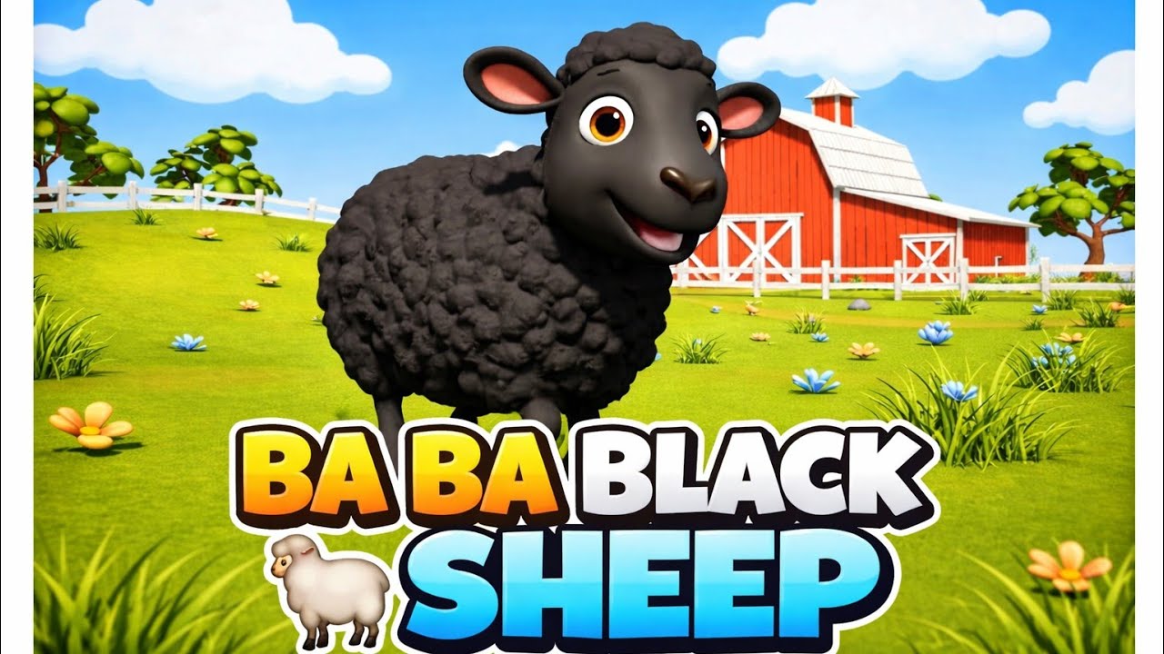 Ba Ba Black Sheep | Nursery Rhyme for Kids 🐑|#kidssongs #cartoon #nurseryrhymes #cocomelon