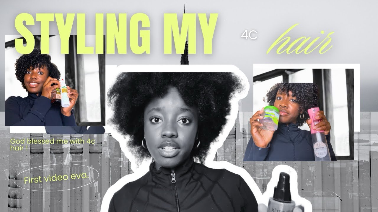 STYLING MY 4C NATURAL HAIR!