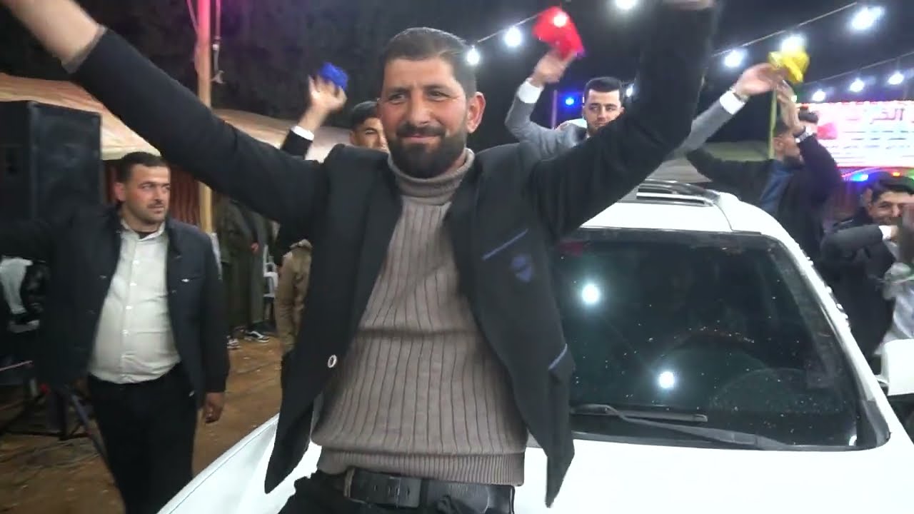 افراح الاكراد اهالي قرية برشايا حفل زفاف العريس محمد خالد النعسو احيا الحفل الفنان احمد الفراتي ج3