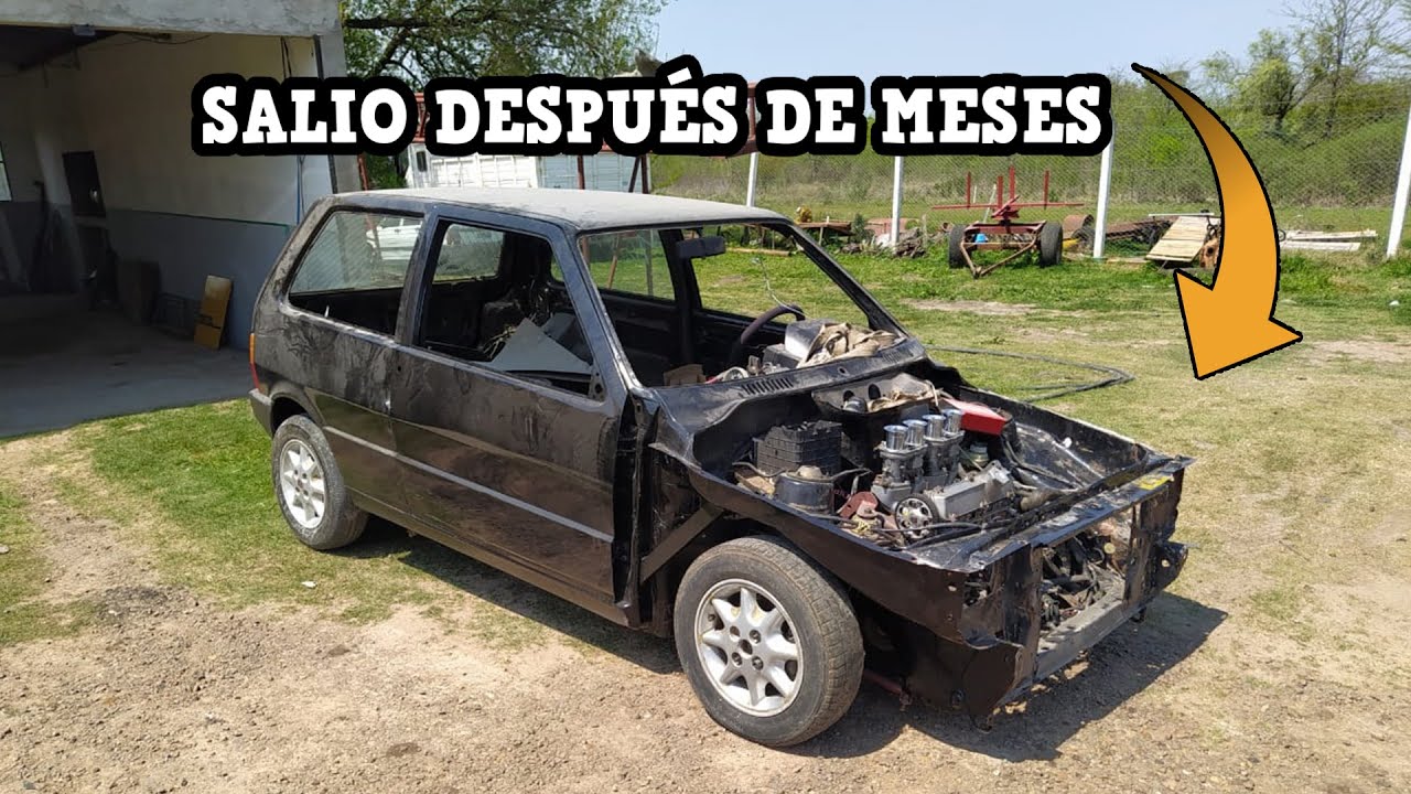 CORTANDO el CHASIS al FIAT UNO + NUEVA SUSPENSIÓN (TOCA TODO) - Suarez Nico