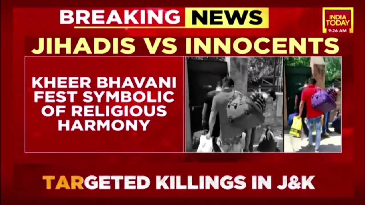 Targeted Killing In Kashmir: Kashmiri Pandits To Boycott Kheer Bhavani Fest | Breaking News