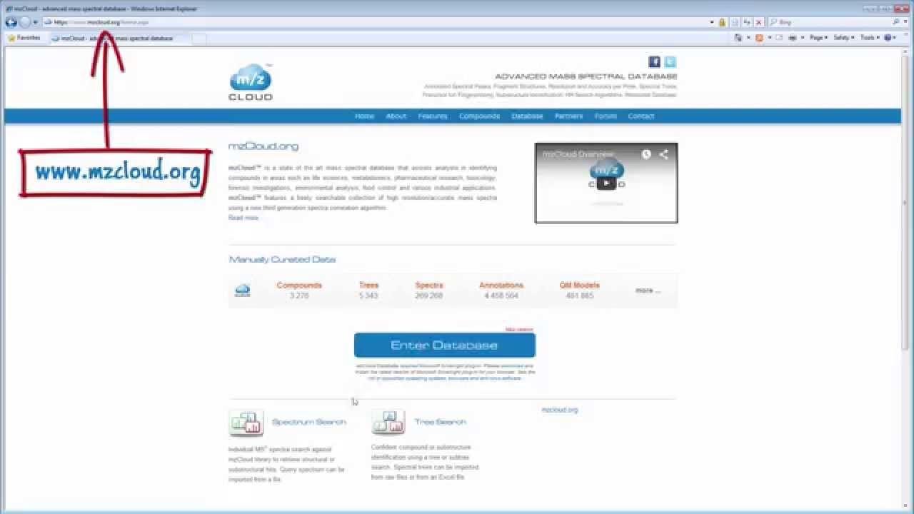 Mass Spectrometry Tutorial: Identification of compounds using library searching