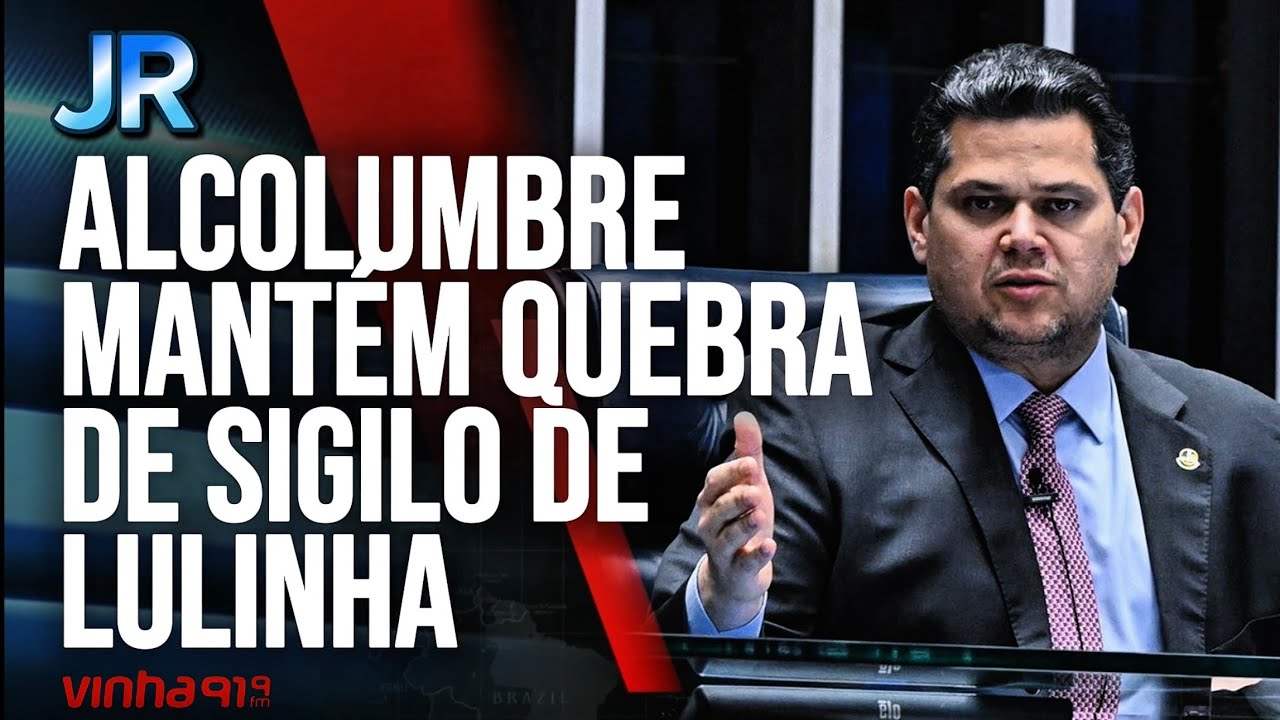 ALCOLUMBRE MANTÉM QUEBRA DE SIGILO DE LULINHA - Jornal Realidade - Ao Vivo - 04/03