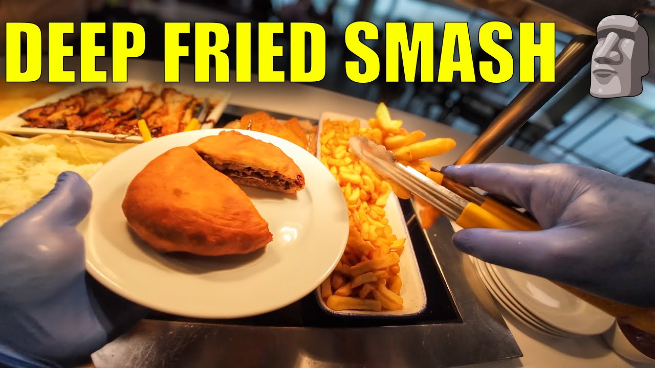 Customer Reaction: 🤯 | Naughty Deep Fried Smash Burger 👌😊👍