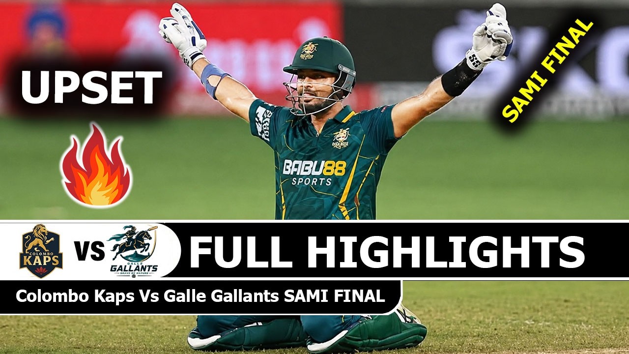 Colombo Kaps vs Galle Gallants LPL 2026 Full Highlights Semi Final | Lanka Premier League 2026