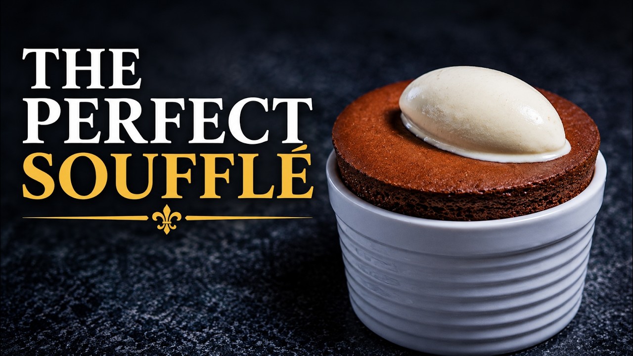 Michelin-Star Chocolate Soufflé & Coffee Ice Cream