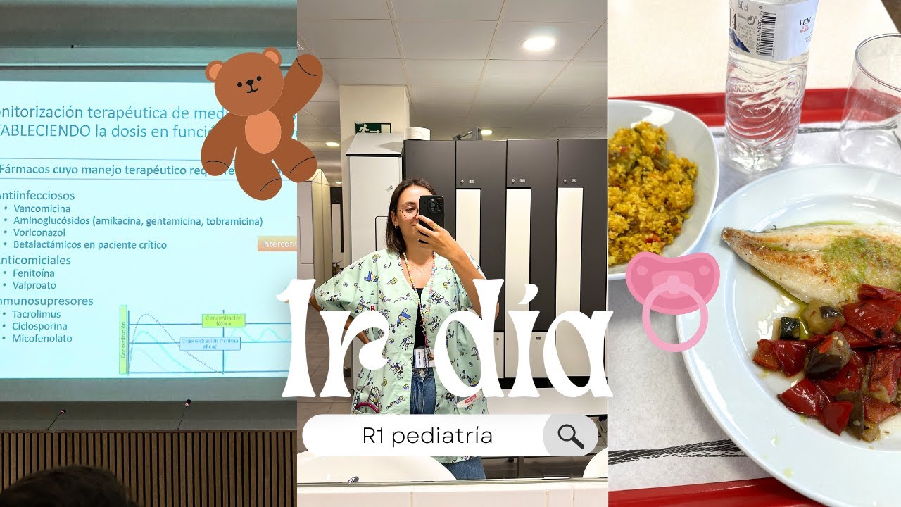 ¡YA ESTAMOS EN EL SERVICIO! Vlog de un dia como R1 de PEDIATRÍA 👶🧸 || Ana Blanca
