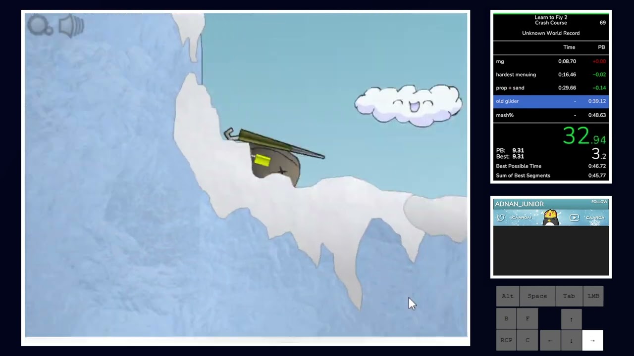 Learn to Fly 2 - Crash Course in 48.22 [Former WR]