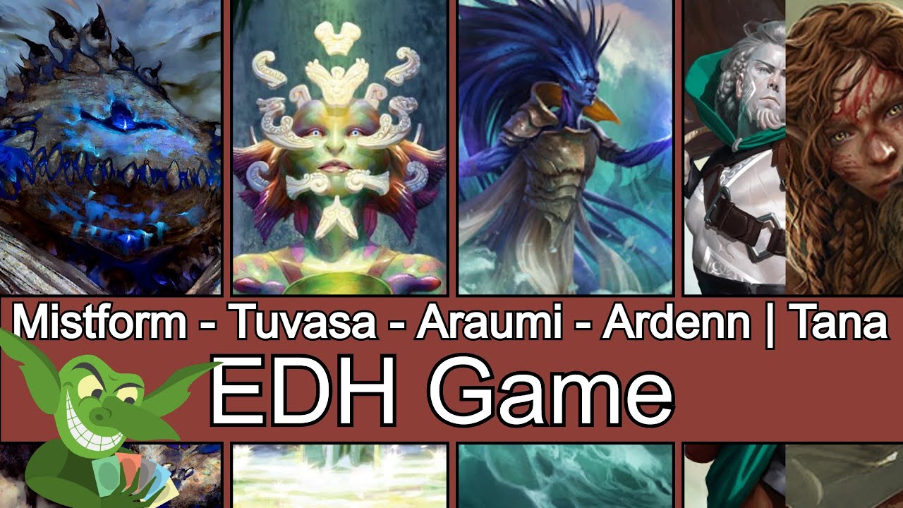 Mistform vs Tuvasa vs Araumi vs Ardenn & Tana EDH / CMDR game play for Magic: The Gathering