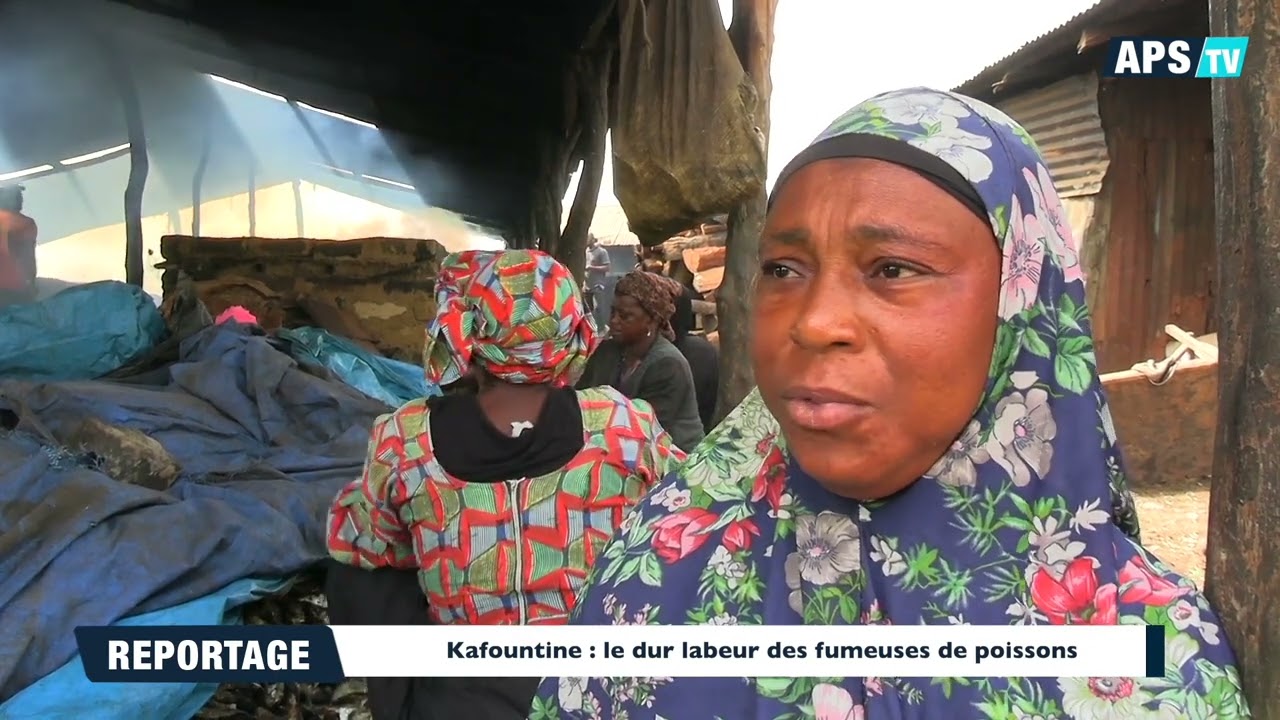 KAFOUNTINE : le dur labeur des fumeuses de poissons