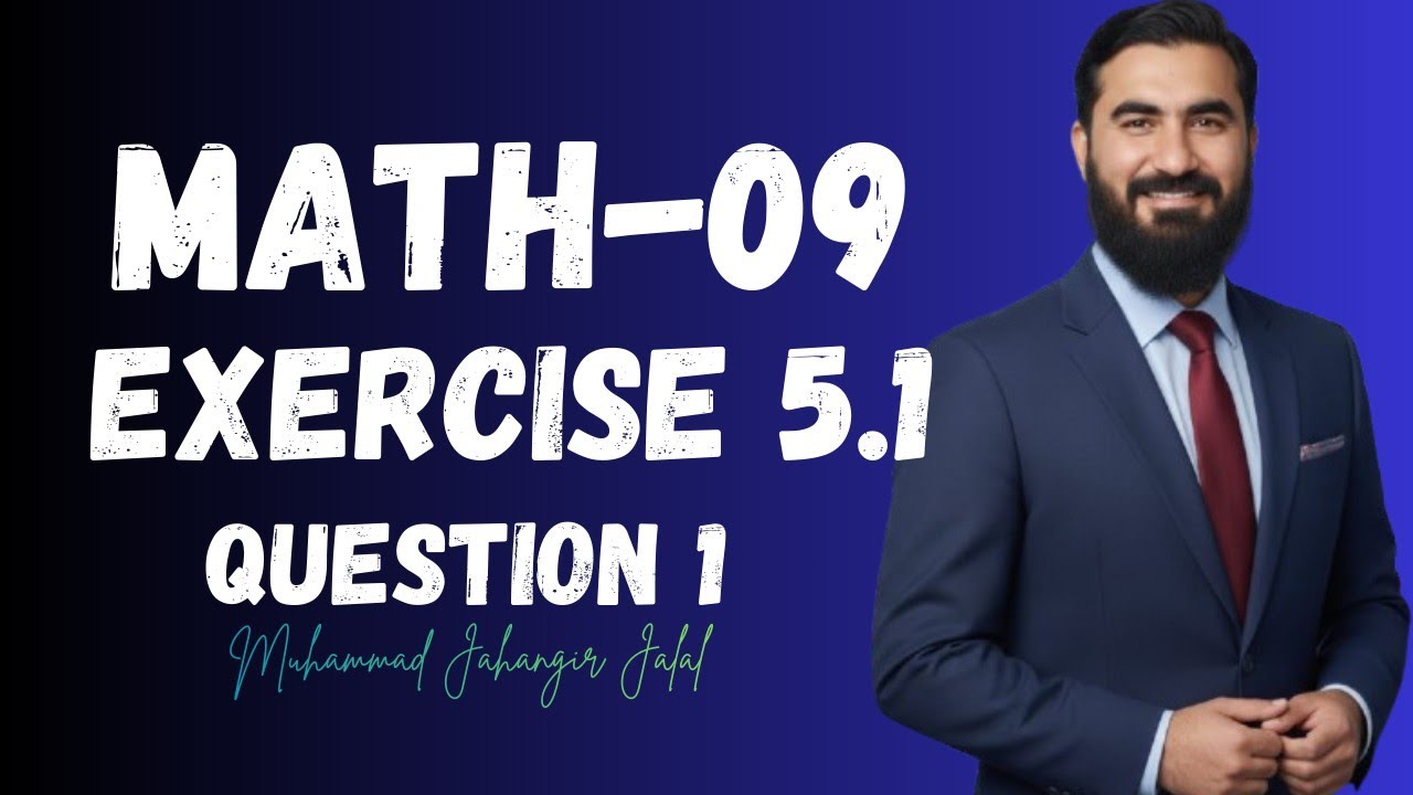 9th Class Math | Chapter 5 Exercise 5.1 Question 1 | Linear Equations & Number Line | MathLab281