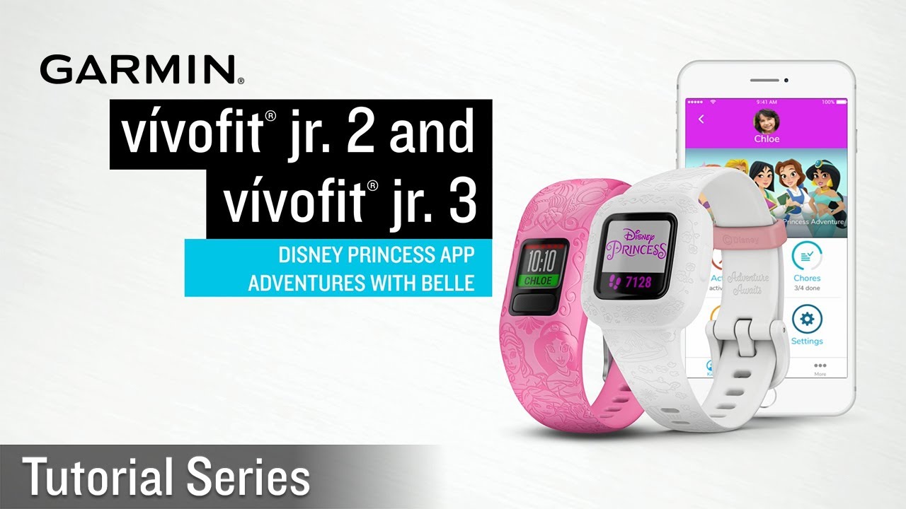 Tutorial - Garmin vívofit jr. 2 and vívofit jr. 3: Disney Princess App Adventures with Belle