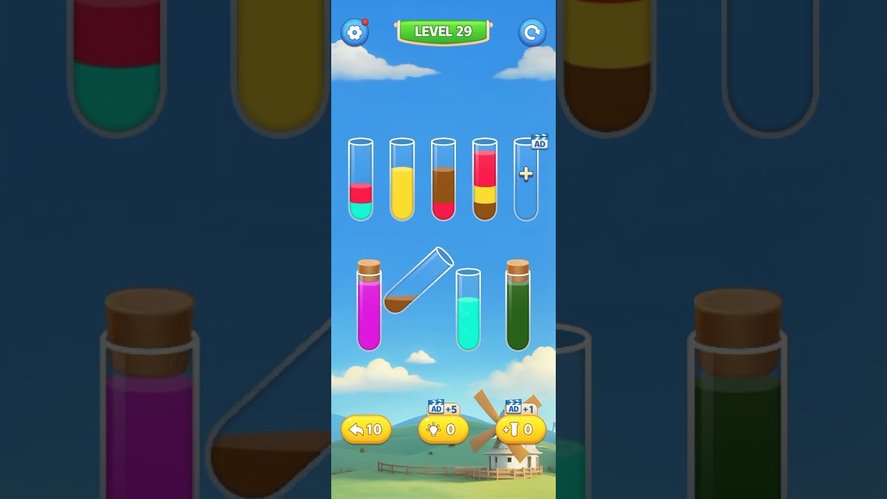 Water Sort Level 29      Water Sort Puzzle: Color Sort, JoyPuz, All Levels playlist