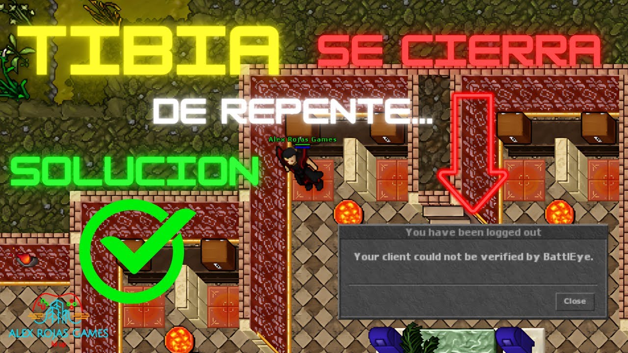 La Aplicación de Tibia Se Cierra de Repente | Client Could Not Be Verified by Battleye | ✅ SOLUCIÓN