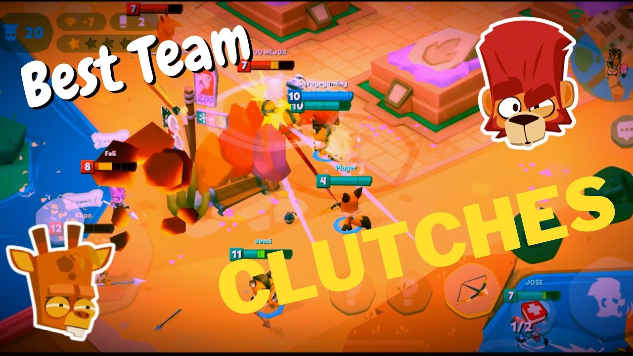 Zooba || INSANE Team Clutches and Pro Gameplays! (Pepper and Duke)