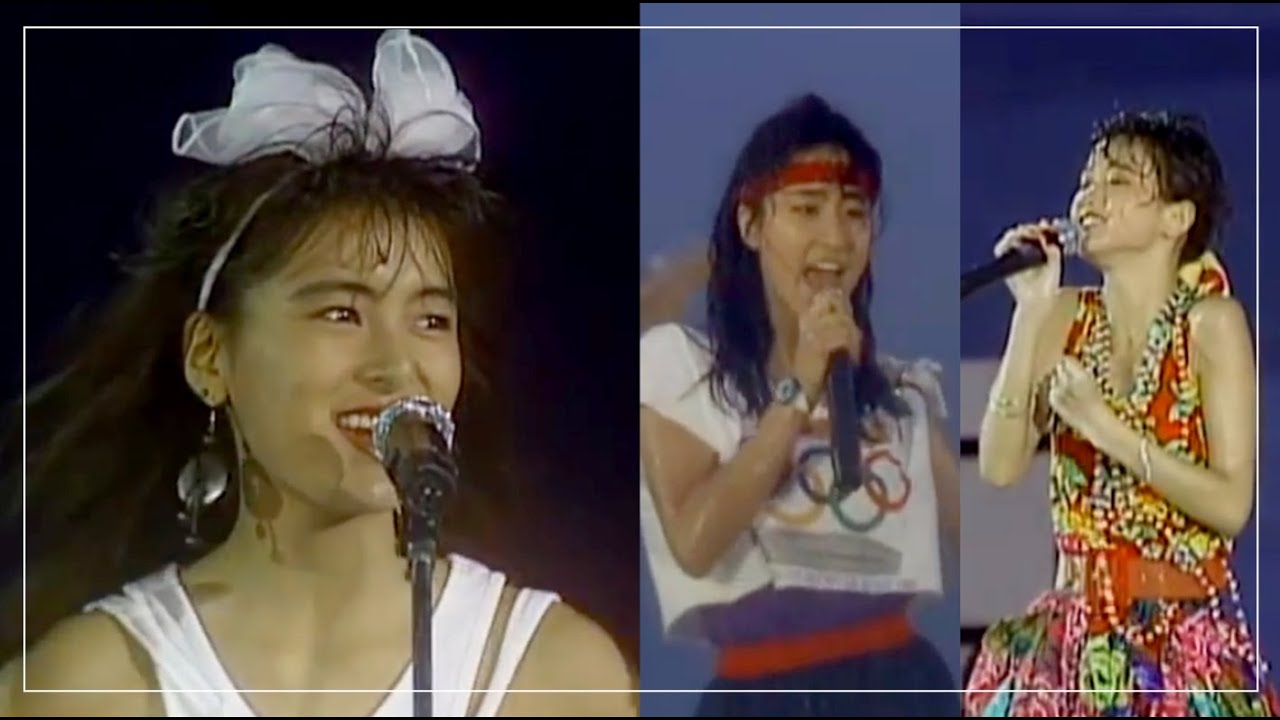 태풍속에서도 이지연, 소녀대 등이 함께한 한일무대~ 1988
