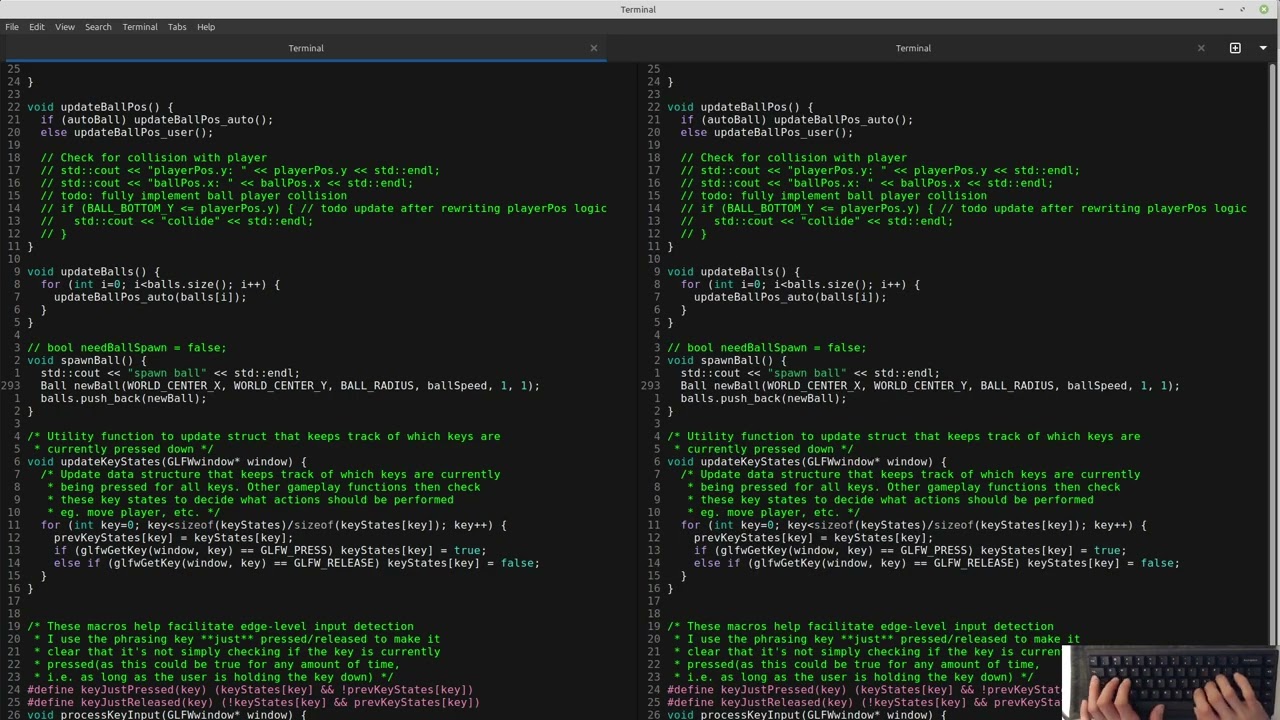 opengl brickbounce multiple balls