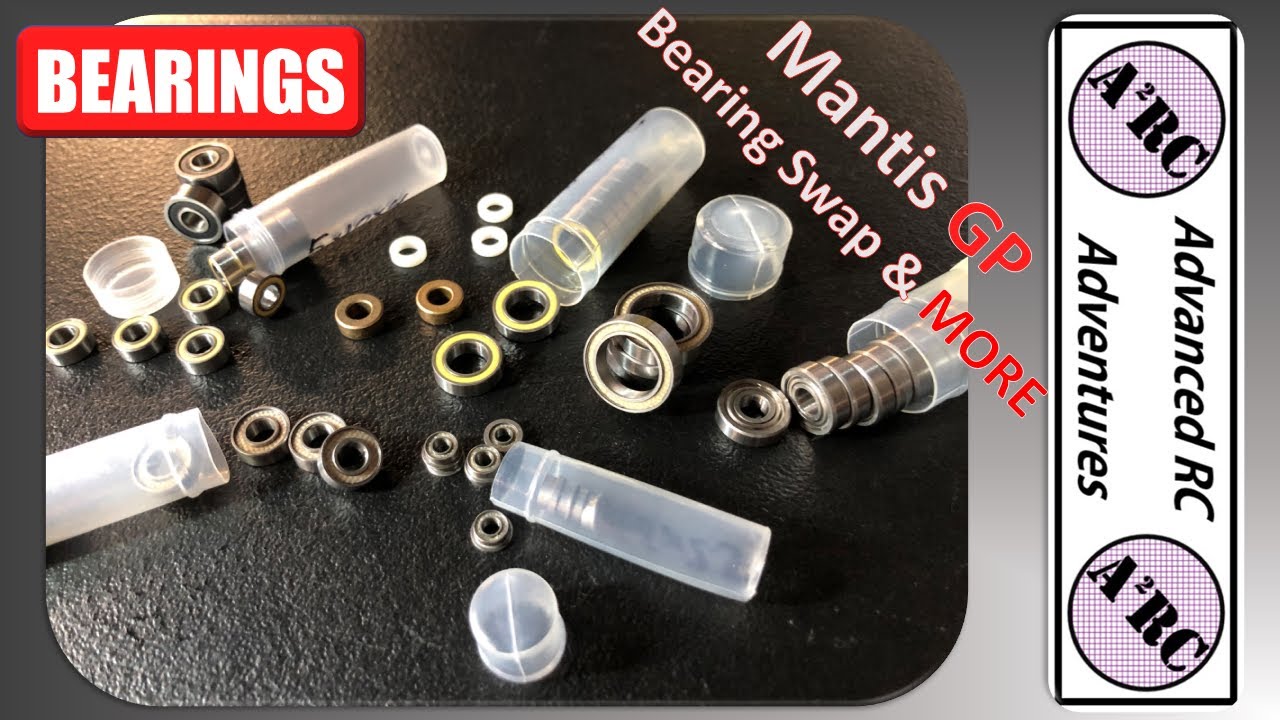 RC Bearings 101 - Everything you wanted to Know - Kyosho Mantis Nitro GP Bearing Swap and More