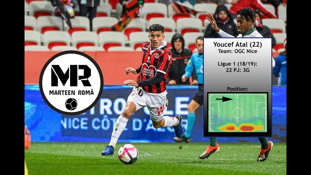 YOUCEF ATAL  | OGC NICE | Dribbles, Assists, Skills & Tackles