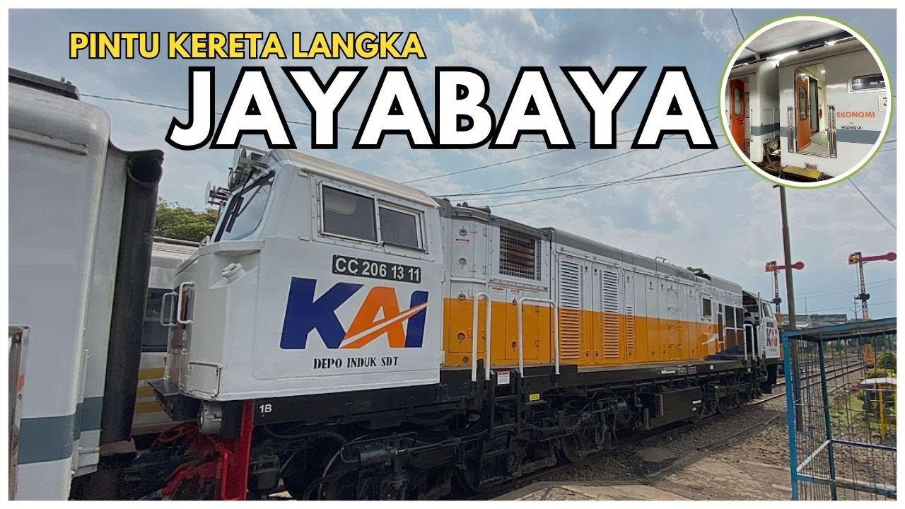 NAIK KERETA EKONOMI PINTU LANGKA!! LHO YANG KAYAK GIMANA?? Trip KA Jayabaya Malang-Surabaya Gubeng